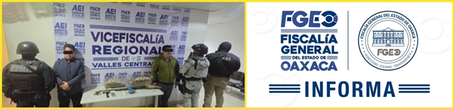 Fiscalía de Oaxaca detiene a cuatro personas, durante cateos en Miahuatlán de Porfirio Díaz, asegura drogas y huevos de tortuga.- CLAMORSOCIAL.COM