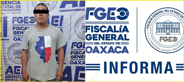 Fiscalía de Oaxaca detiene a M.A.M.R., alias el "Pinqui", por el delito de Violación Equiparada cometido en la región del Istmo.- clamorsocial.com