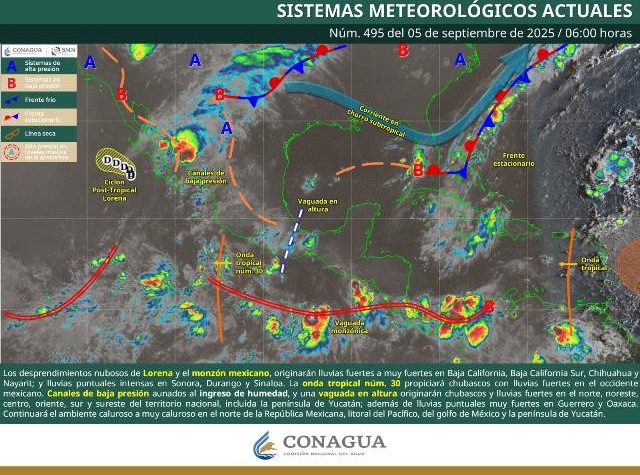 LLUVIAS INTENSAS EN ZONAS DE SONORA, SINALOA Y DURANGO.- CLAMORSOCIAL.COM