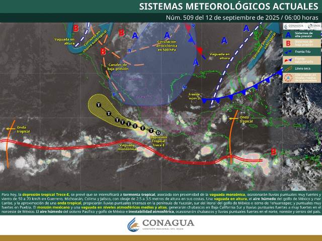 LLUVIAS PUNTUALES INTENSAS EN VERACRUZ, TABASCO, OAXACA, CHIAPAS, CAMPECHE, YUCATÁN Y QUINTANA ROO.- clamorsocial.com