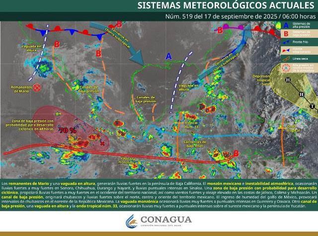 LLUVIAS INTENSAS EN ZONAS DE SINALOA, VERACRUZ, GUERRERO, OAXACA Y CHIAPASLLUVIAS INTENSAS EN ZONAS DE SINALOA, VERACRUZ, GUERRERO, OAXACA Y CHIAPAS.- CLAMORSOCIAL.COM