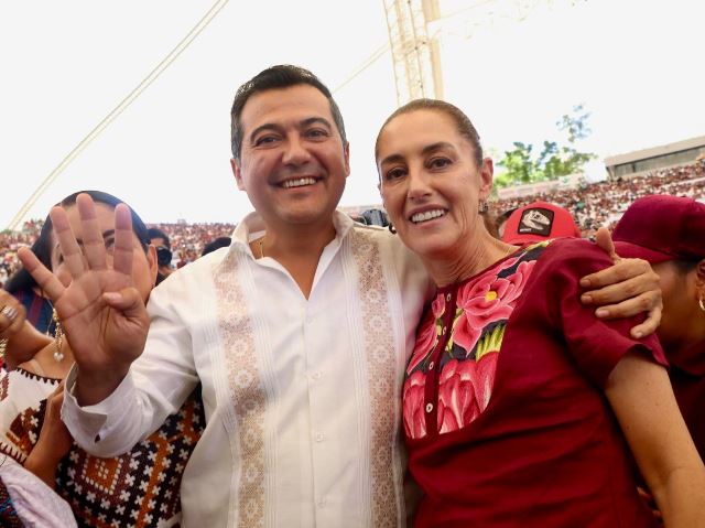Destaca Silva Romo resultados de la Cuarta Transformación en la visita de Claudia Sheinbaum a Oaxaca.- clamorsocial.com