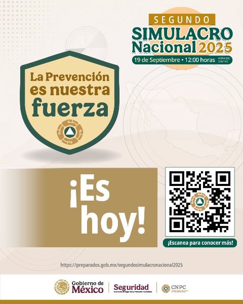Este viernes será el simulacro nacional; Oaxaca también participará.- clamorsocial.com
