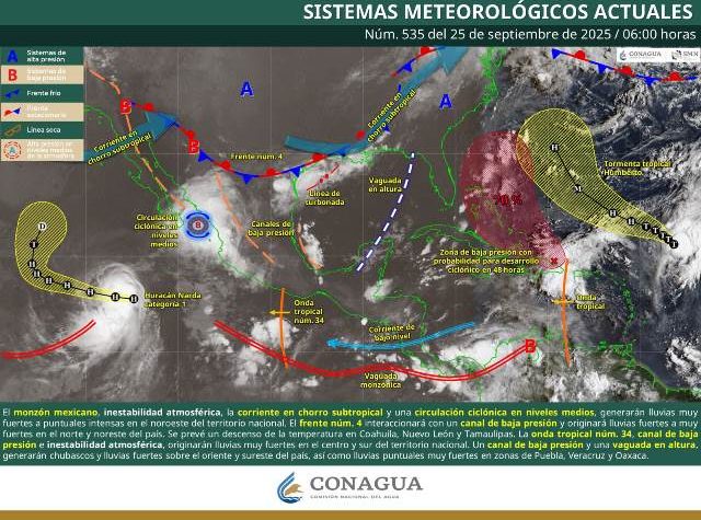LLUVIAS MUY FUERTES EN PUEBLA, VERACRUZ Y OAXACA. LLUVIAS MUY FUERTES EN PUEBLA, VERACRUZ Y OAXACA.- clamorsocial.com