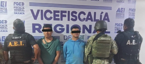Fiscalía de Oaxaca detiene a seis personas tras operativo de captura por homicidio durante cateo realizado por la AEI .- clamorsocial.com