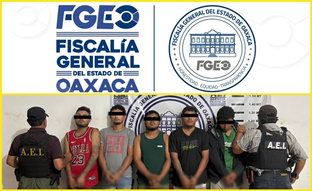 FGEO obtiene vinculación a proceso contra integrantes de célula delictiva vinculada con venta y distribución de drogas, así como secuestro, que operaba en los límites de Oaxaca y Guerrero.- clamorsocial.com