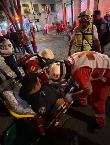 Violencia en exceso presente en la marcha del 2 de octubre en la CDMX Fotos: redes sociales