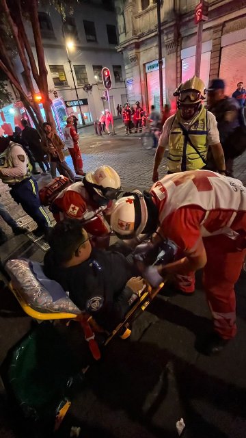 Violencia en exceso presente en la marcha del 2 de octubre en la CDMX Fotos: redes sociales