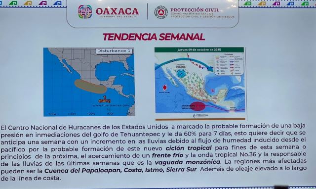 Podría formarse un ciclón tropical que podría afectar el Estado de Oaxaca.- clamorsocial.com