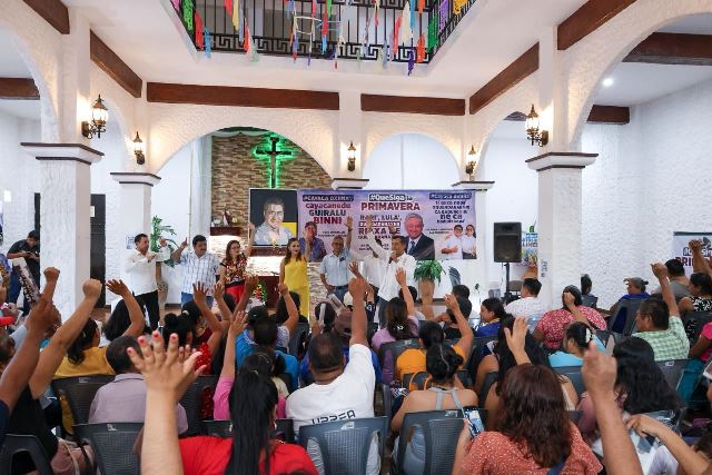 Celebra Luis Alfonso Silva Romo avances de la Cuarta Transformación en Juchitán y el compromiso con la Primavera Oaxaqueña.- clamorsocial.com