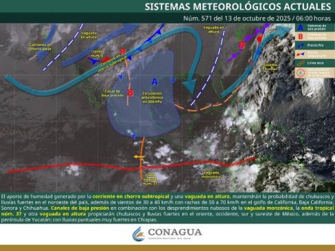LLUVIAS PUNTUALES MUY FUERTES EN CHIAPAS Y FUERTES EN OAXACA Y GUERRERO.- clamorsocial.com