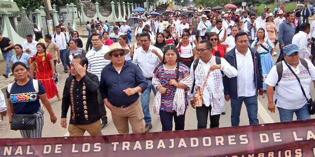 Maestros del nivel de Pueblos Originarios marcharán este lunes en la capital para iniciar paro.- clamorsocial.com