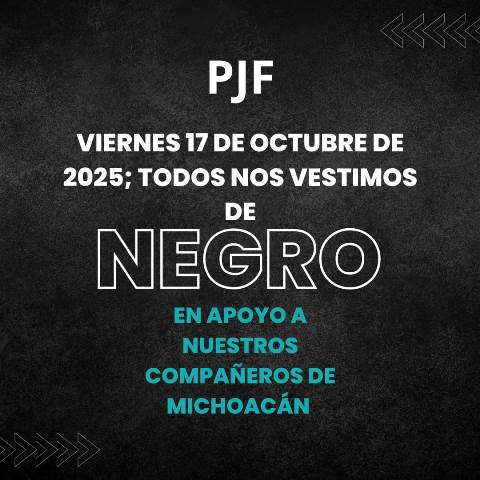 Trabajadores del Poder Judicial de la Federación de Michoacán realizan paro de labores con toma de sedes