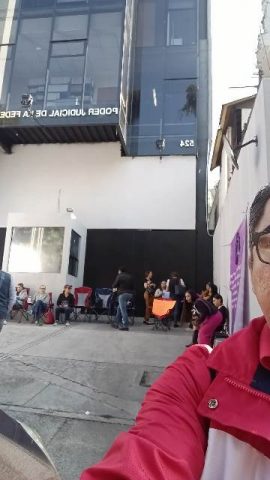 Trabajadores del Poder Judicial de la Federación de Michoacán realizan paro de labores con toma de sedes