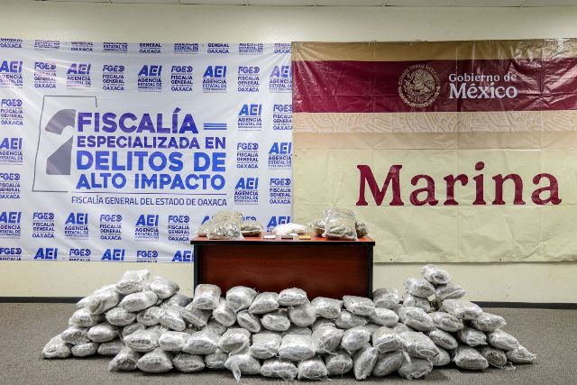 Detienen a dos y aseguran más de 100 kilogramos de drogas en operativo contra célula del “Comandante Cromo” en el Istmo: Fiscalía de Oaxaca.- CLAMORSOCIAL.COM