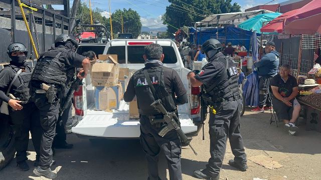 Se realiza operativo en la Central de Abasto.- clamorsocial.com