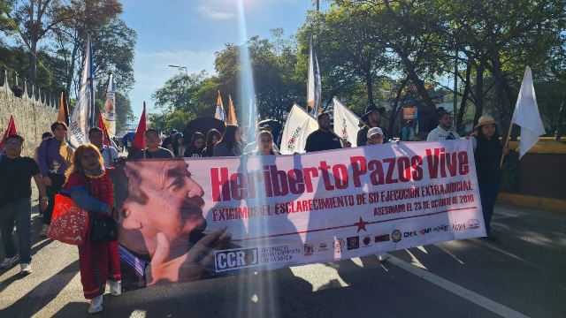 Marcha el 23 de Octubre y el MULT en Oaxaca; piden justicia por asesinato de Heriberto Pazos.- clamorsocial.com