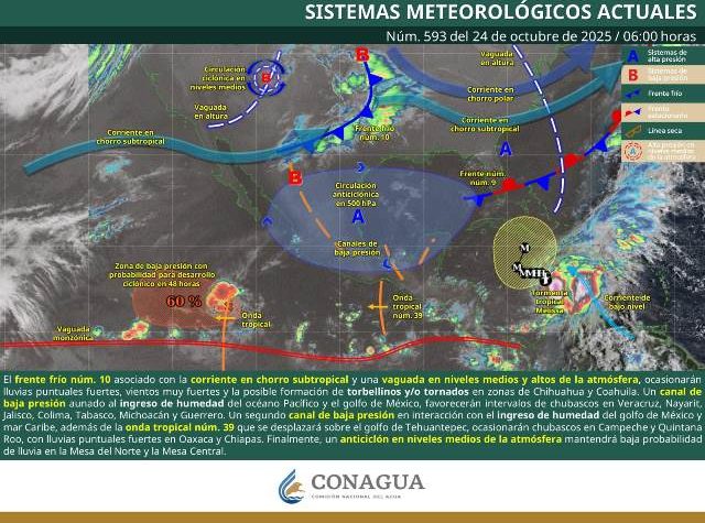 LLUVIAS PUNTUALES FUERTES EN ZONAS DE OAXACA Y CHIAPAS.- clamorsocial.com
