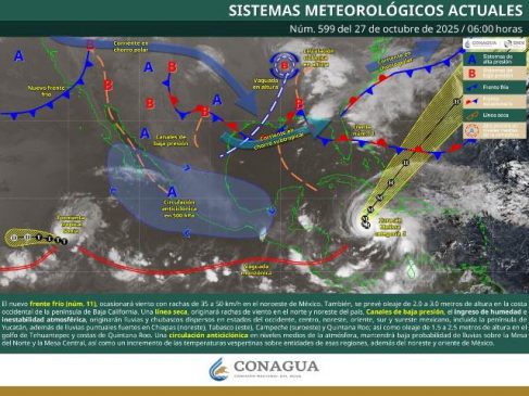 LLUVIAS PUNTUALES FUERTES EN CHIAPAS, CHUBASCOS EN GUERRERO Y OAXACA.- clamorsocial.com