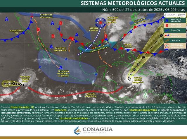 LLUVIAS PUNTUALES FUERTES EN CHIAPAS, CHUBASCOS EN GUERRERO Y OAXACA.- clamorsocial.com
