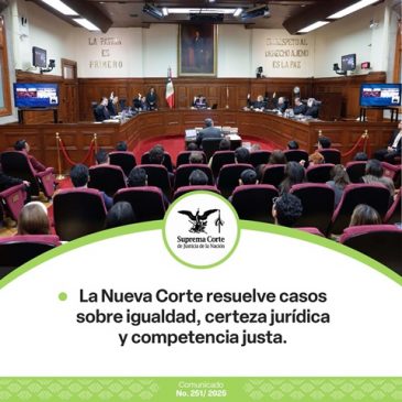 LA NUEVA CORTE RESUELVE CASOS SOBRE IGUALDAD, CERTEZA JURÍDICA Y COMPETENCIA JUSTA