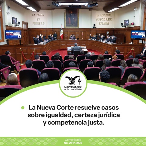 LA NUEVA CORTE RESUELVE CASOS SOBRE IGUALDAD, CERTEZA JURÍDICA Y COMPETENCIA JUSTA