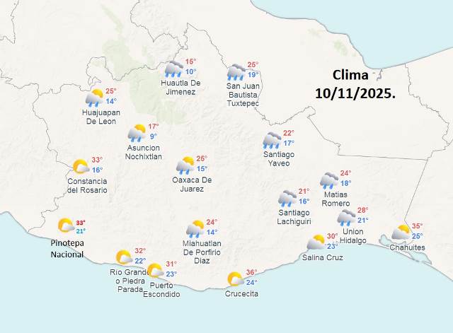 LLUVIAS PUNTUALES TORRENCIALES EN VERACRUZ Y OAXACA, EVENTO DE NORTE INTENSO EN TAMAULIPAS, VERACRUZ, OAXACA Y CHIAPAS.