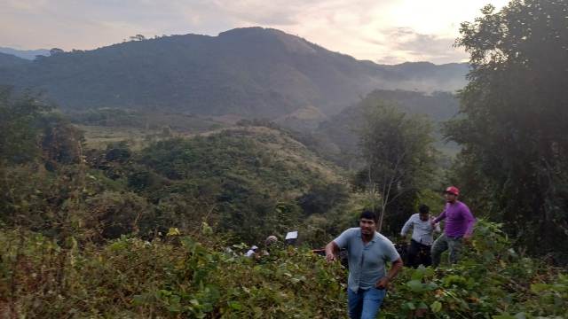 FUERTE ACCIDENTE ENTRE ADO Y TRAYLER EN EL TRAMO CARRETERO BARRANCA LRGA - VENTANILLA