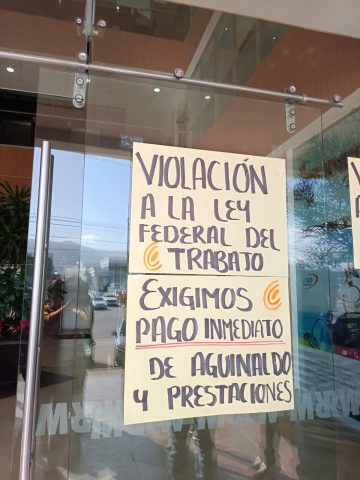 CRECE TENSIÓN EN EL COBAO ANTE FALTA DE PAGO DE AGUINALDO Y OTRAS PRESTACONES LABORALES clamorsocial.com