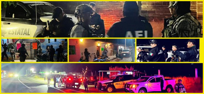 Fiscalía de Oaxaca, DEFENSA y Policía Estatal implementan operativo de seguridad y recorren giros negros en Ejutla de Crespo.- clamorsocial.com