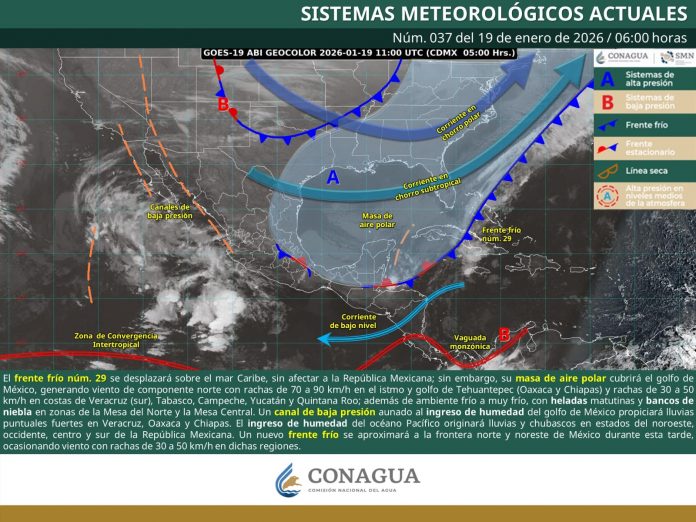 LLUVIAS PUNTUALES FUERTES EN ZONAS DE VERACRUZ, OAXACA Y CHIAPAS.- clamorsocial.com