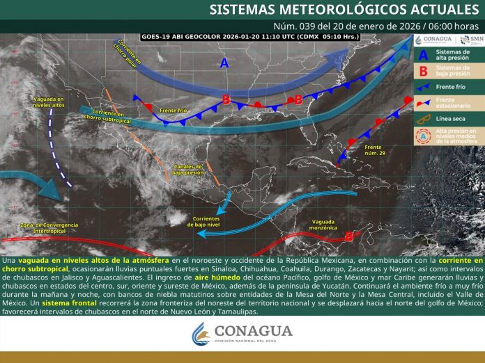 LLUVIAS PUNTUALES FUERTES EN SINALOA, CHIHUAHUA, COAHUILA, DURANGO, ZACATECAS Y NAYARIT.- clamorsocial.com