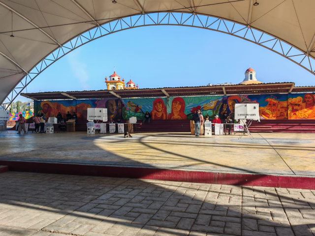 Oaxaca hace historia: Inicia la primera jornada de Revocación de Mandato para la gubernatura Foto: Javier Santiago